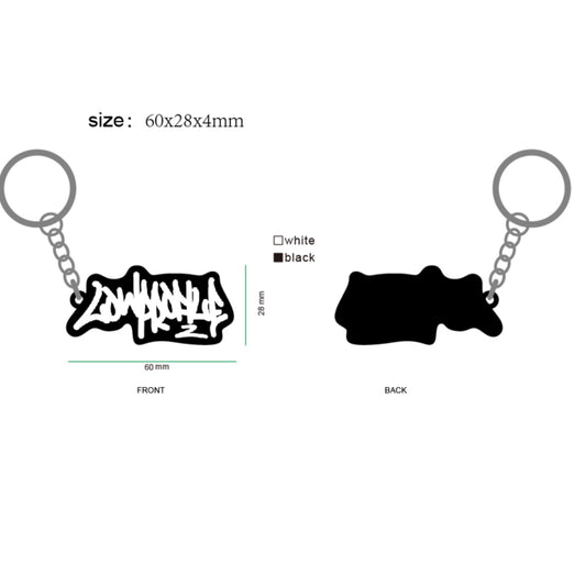 GRAFFITI KEYCHAIN